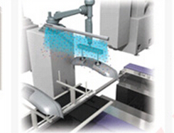 汽車在搬運保險杠時，靜電吸塵問題特別嚴重，影響下一步工序。